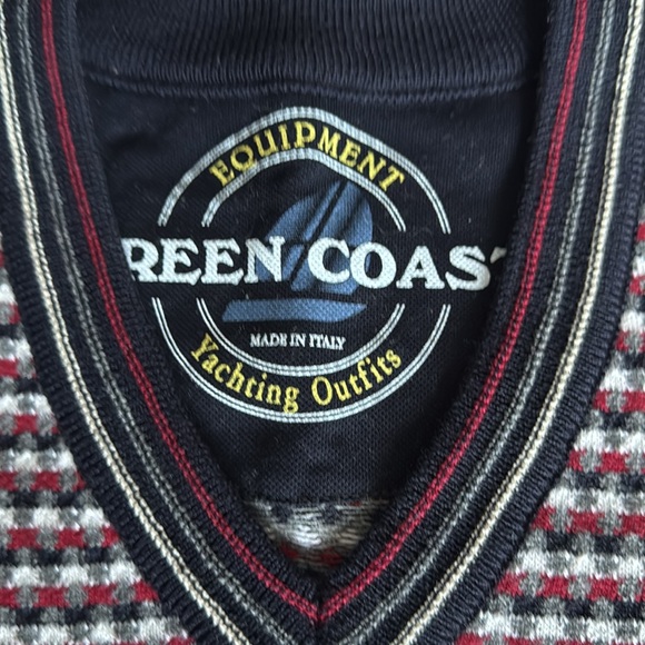 Green Coast Merino Wool Yachting Sweater - Picture 2 of 6